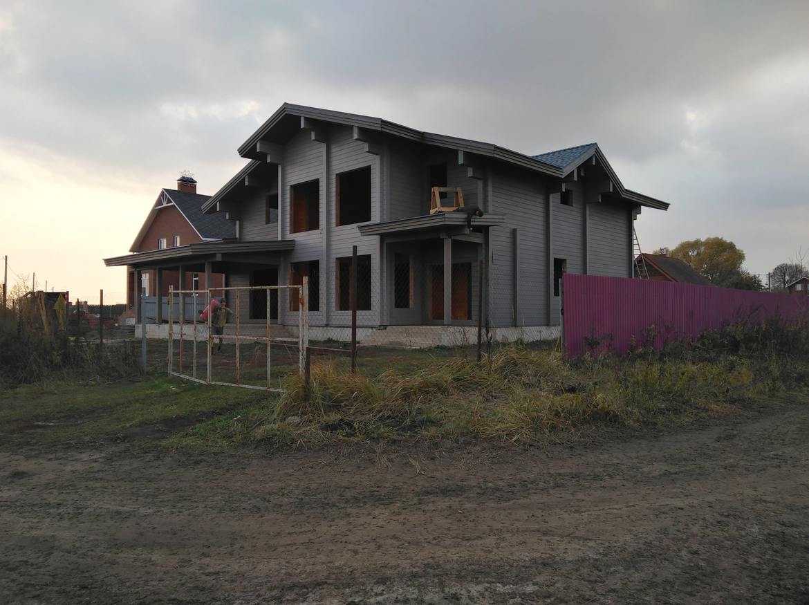 Выполненный проект дома из клееного бруса «Воскресенск» Суздальский р-н
