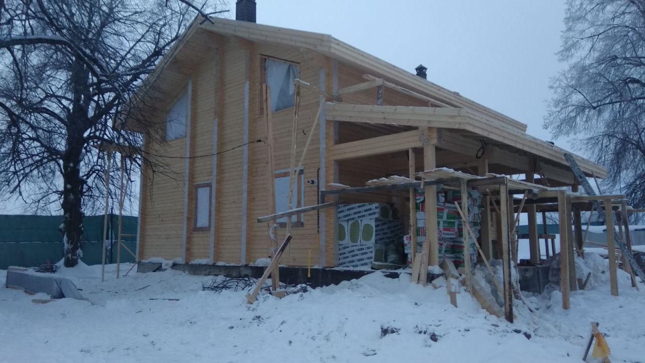 Выполненный авторский проект дома из клееного бруса в Ивановском р-не