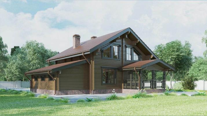 Дизайн дома из клееного бруса: от классического до скандинавского стиля