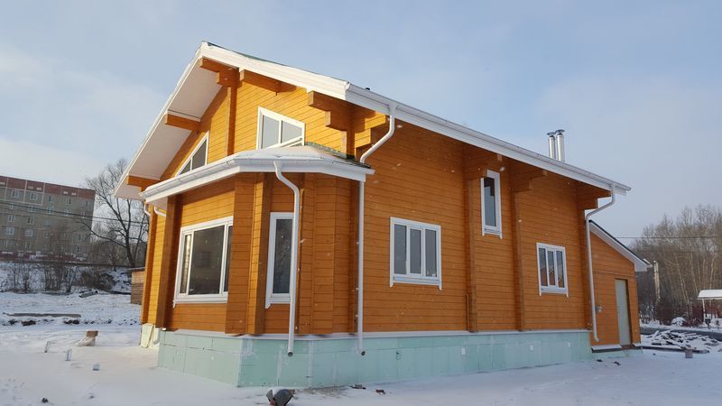 Выполненный проект дома из клееного бруса в Волгореченске