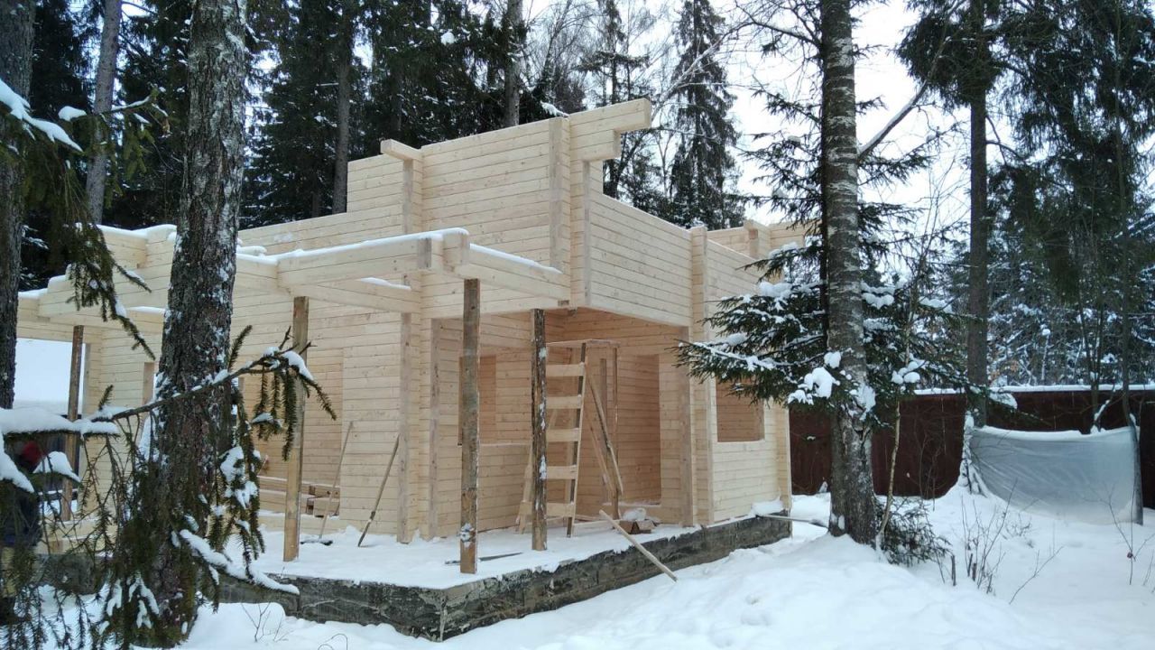 Выполненный проект дома из клееного бруса в Одинцовском районе