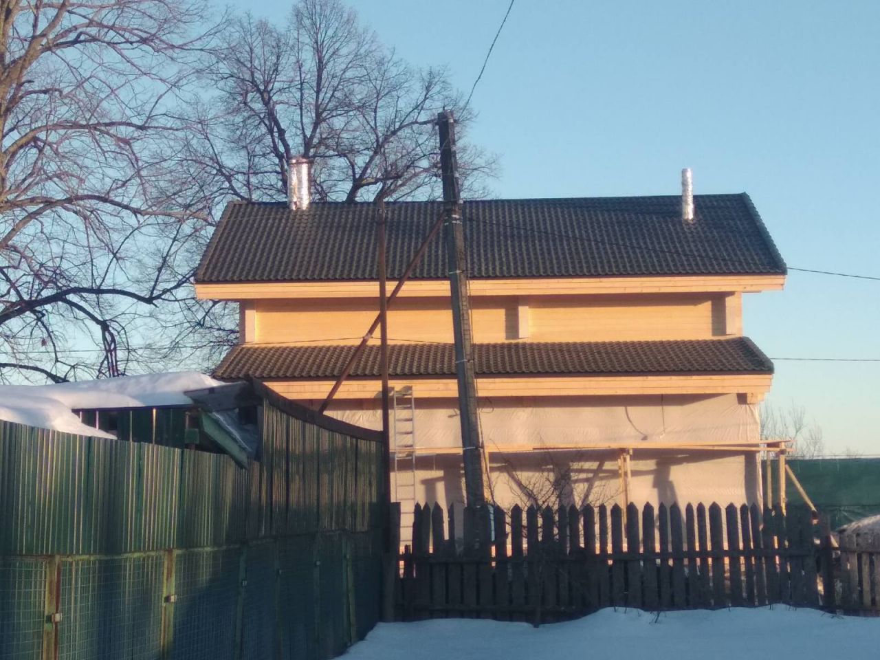 Выполненный авторский проект дома из клееного бруса в Ивановском р-не